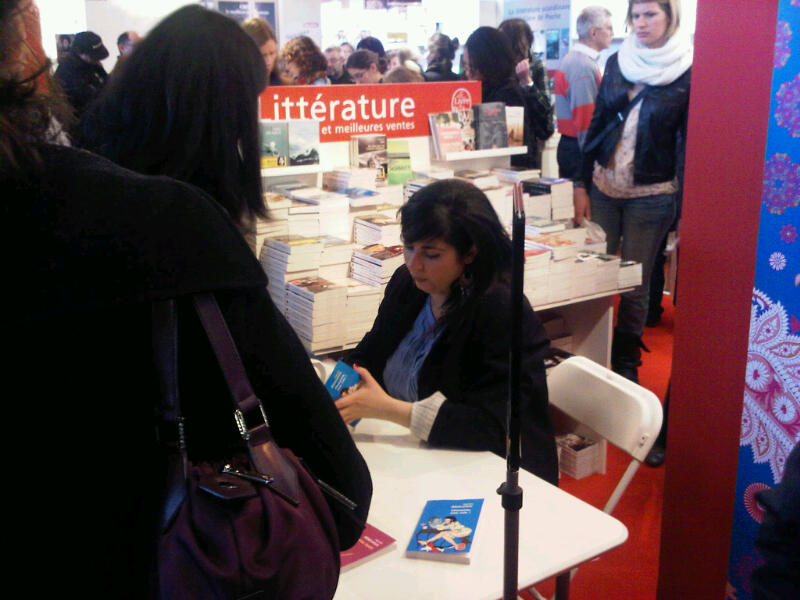 Agnès Abécassis au Salon du Livre de Paris 2011