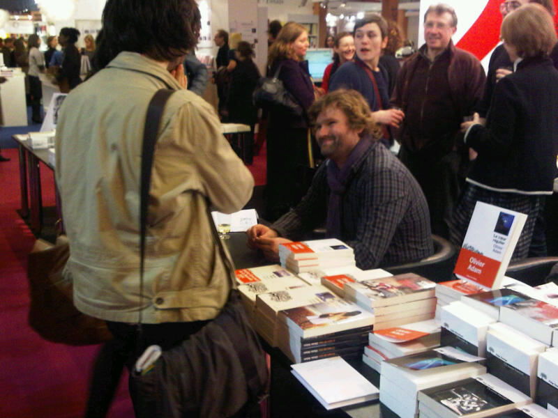 Olivier Adam au Salon du Livre de Paris 2011