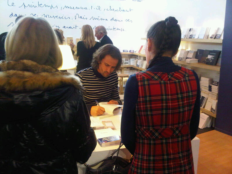 Nicolas Fargues au Salon du Livre de Paris 2011